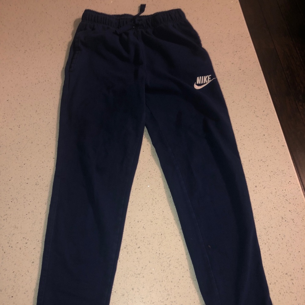 Boy’s blue Nike sweatpants